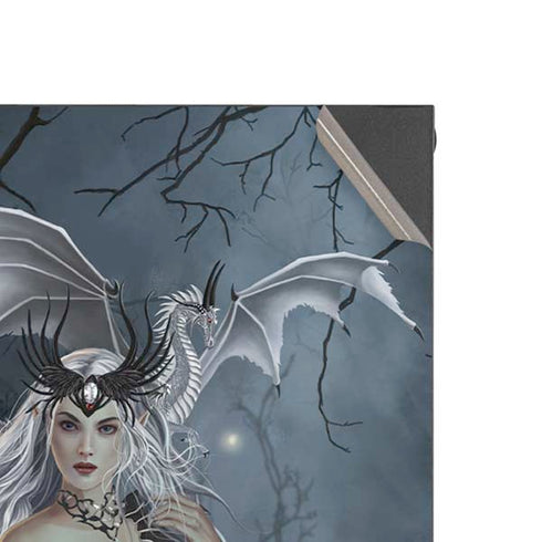 Gothic Queen with Silver Dragon by Nene Thomas Xbox Series X Console Skin