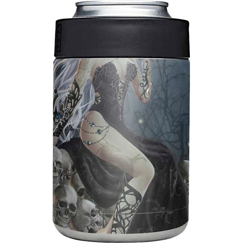 Gothic Queen with Silver Dragon by Nene Thomas Yeti Colster Can Insulator Skin