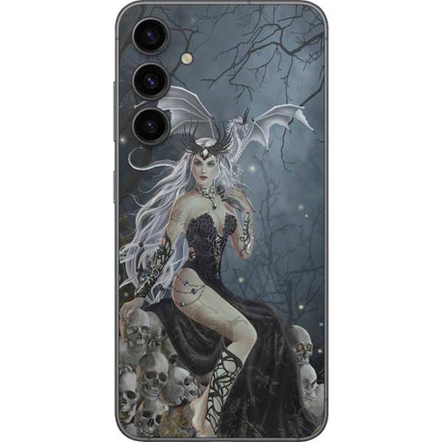 Gothic Queen with Silver Dragon by Nene Thomas Galaxy S23 FE Skin