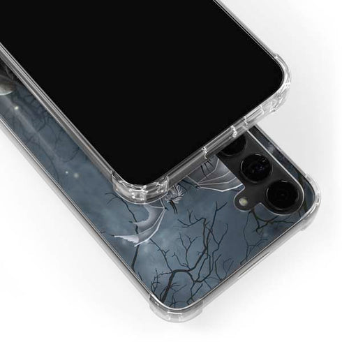 Gothic Queen with Silver Dragon by Nene Thomas Galaxy S24 Plus Clear Case