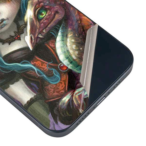 Gothic Vampire Fairy with Dragon & Skulls by Jasmine Becket-Griffith iPhone 15 Skin