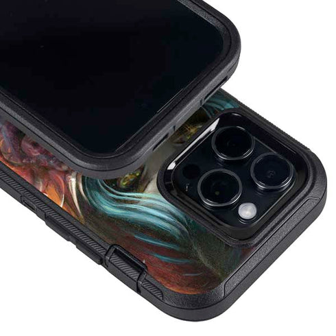 Gothic Vampire Fairy with Dragon & Skulls by Jasmine Becket-Griffith Otterbox Defender iPhone Skin