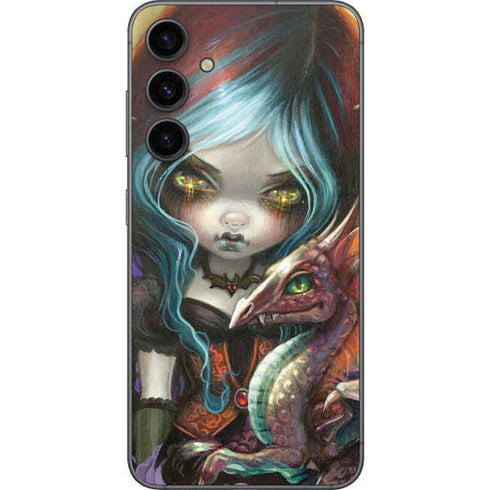 Gothic Vampire Fairy with Dragon & Skulls by Jasmine Becket-Griffith Galaxy S23 FE Skin