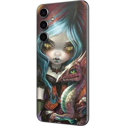 Gothic Vampire Fairy with Dragon & Skulls by Jasmine Becket-Griffith Galaxy S23 FE Skin