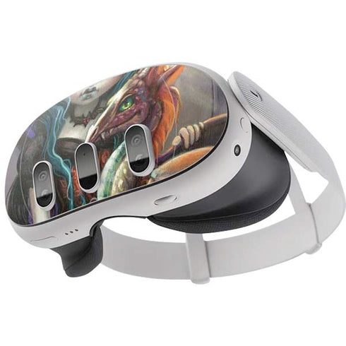 Gothic Vampire Fairy with Dragon & Skulls by Jasmine Becket-Griffith Meta Quest 3 Skin