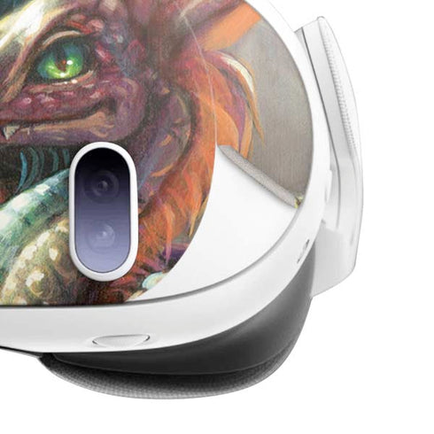 Gothic Vampire Fairy with Dragon & Skulls by Jasmine Becket-Griffith Meta Quest 3 Skin