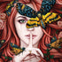 Gothic Woman and Death Moth Butterflies by Sarah Richter Dell Alienware Skin