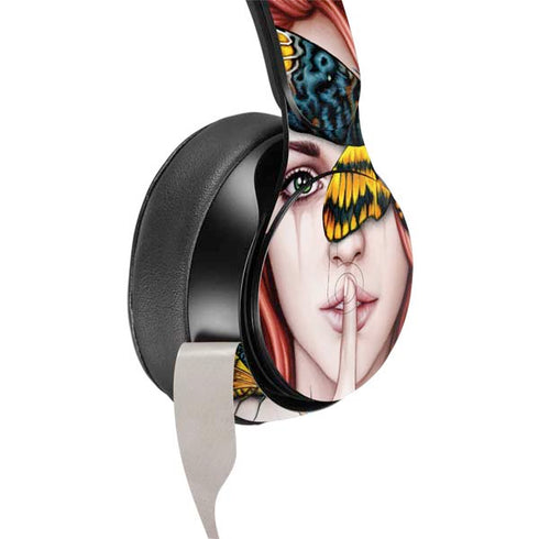 Gothic Woman and Death Moth Butterflies by Sarah Richter Beats Solo Pro Skin
