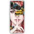 Gothic Woman and Death Moth Butterflies by Sarah Richter Galaxy A20 Clear Case