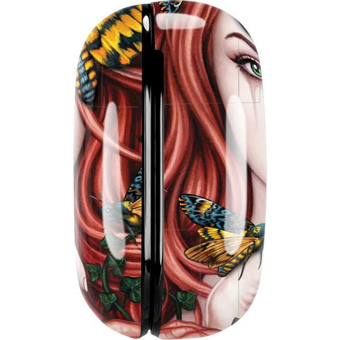 Gothic Woman and Death Moth Butterflies by Sarah Richter Galaxy Buds Live Skin