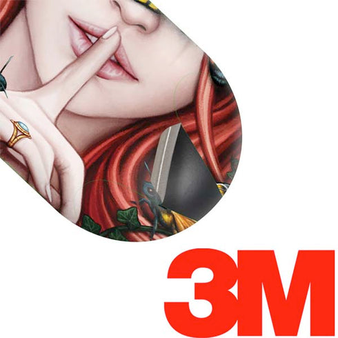 Gothic Woman and Death Moth Butterflies by Sarah Richter Galaxy Buds Skin