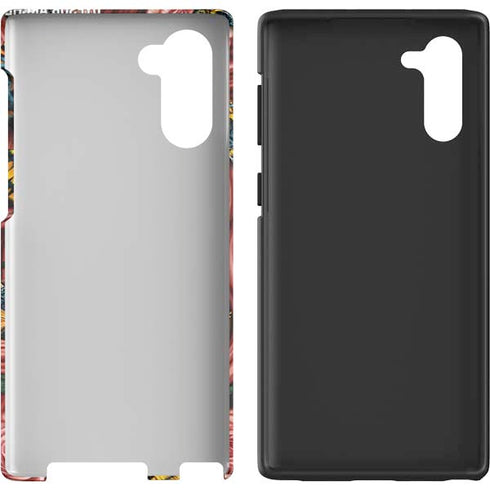 Gothic Woman and Death Moth Butterflies by Sarah Richter Galaxy Note 10 Pro Case