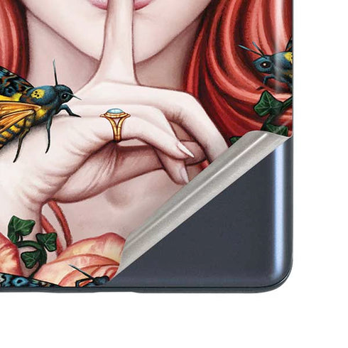 Gothic Woman and Death Moth Butterflies by Sarah Richter Galaxy S20 Fan Edition Skin