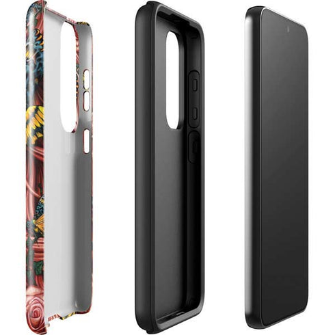 Gothic Woman and Death Moth Butterflies by Sarah Richter Galaxy S23 Pro Case