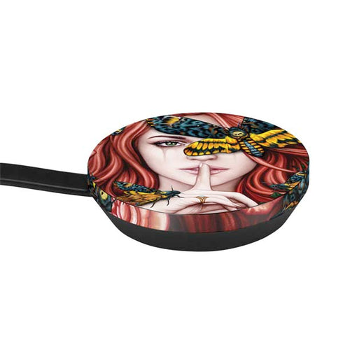 Gothic Woman and Death Moth Butterflies by Sarah Richter Google Stadia Controller Skin