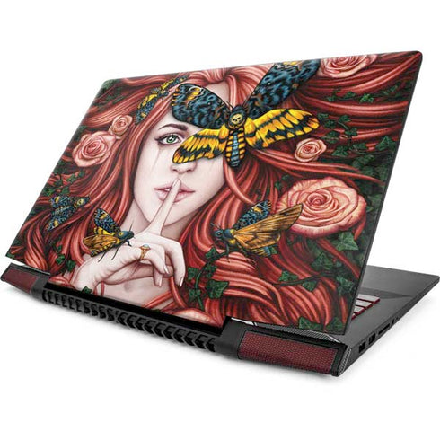Gothic Woman and Death Moth Butterflies by Sarah Richter Lenovo IdeaPad Skin