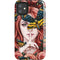 Gothic Woman and Death Moth Butterflies by Sarah Richter iPhone 11 Impact Case