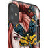 Gothic Woman and Death Moth Butterflies by Sarah Richter iPhone 11 Impact Case