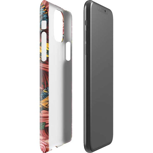Gothic Woman and Death Moth Butterflies by Sarah Richter iPhone 11 Pro Max Lite Case