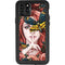 Gothic Woman and Death Moth Butterflies by Sarah Richter iPhone 11 Pro Max Waterproof Case