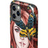 Gothic Woman and Death Moth Butterflies by Sarah Richter iPhone 12 Pro Impact Case