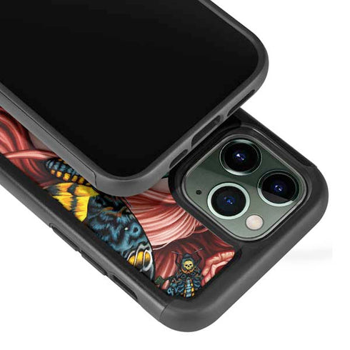 Gothic Woman and Death Moth Butterflies by Sarah Richter iPhone 13 Pro Cargo Case