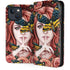 Gothic Woman and Death Moth Butterflies by Sarah Richter iPhone 15 Plus Folio Case