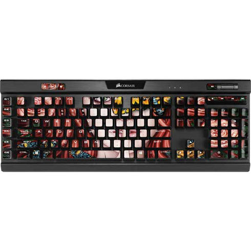 Gothic Woman and Death Moth Butterflies by Sarah Richter K95 RGB PLATINUM Mechanical Gaming Keyboard Skin