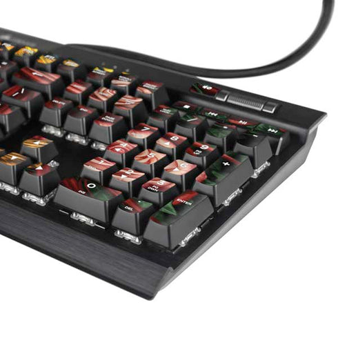 Gothic Woman and Death Moth Butterflies by Sarah Richter K95 RGB PLATINUM Mechanical Gaming Keyboard Skin