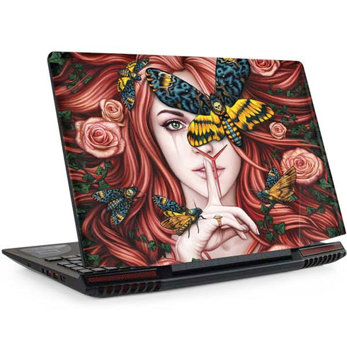 Gothic Woman and Death Moth Butterflies by Sarah Richter Legion Y720 Skin