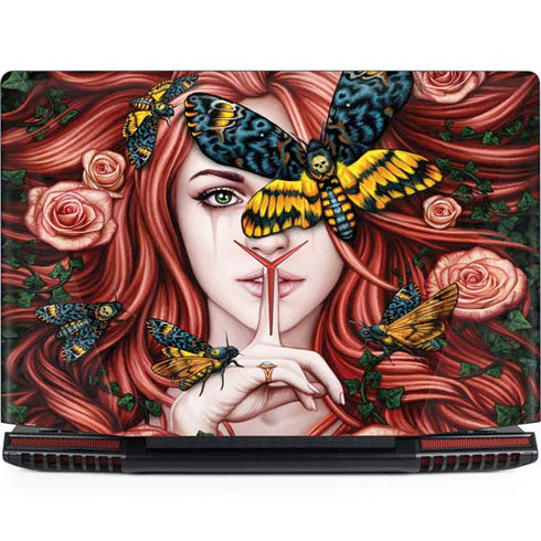 Gothic Woman and Death Moth Butterflies by Sarah Richter Legion Y720 Skin