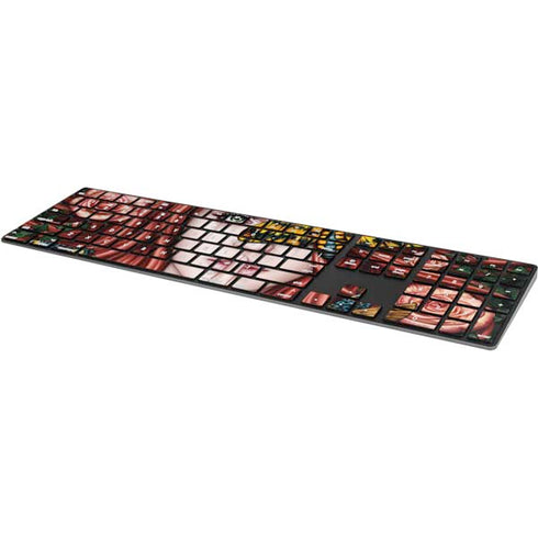 Gothic Woman and Death Moth Butterflies by Sarah Richter Magic Keyboard with Numeric Keypad Skin
