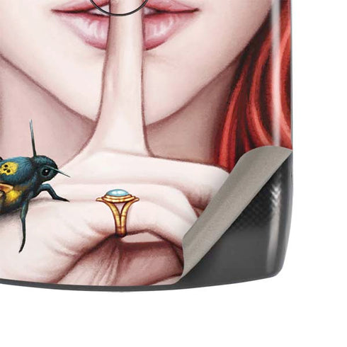Gothic Woman and Death Moth Butterflies by Sarah Richter Motorola RAZR Skin