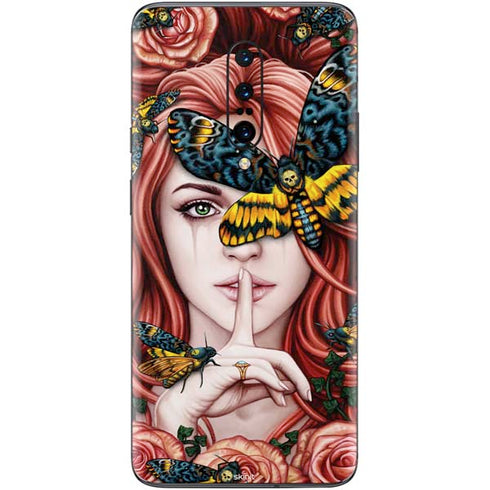 Gothic Woman and Death Moth Butterflies by Sarah Richter OnePlus 7 Pro Skin