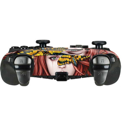 Gothic Woman and Death Moth Butterflies by Sarah Richter PlayStation Scuf Vantage 2 Controller Skin