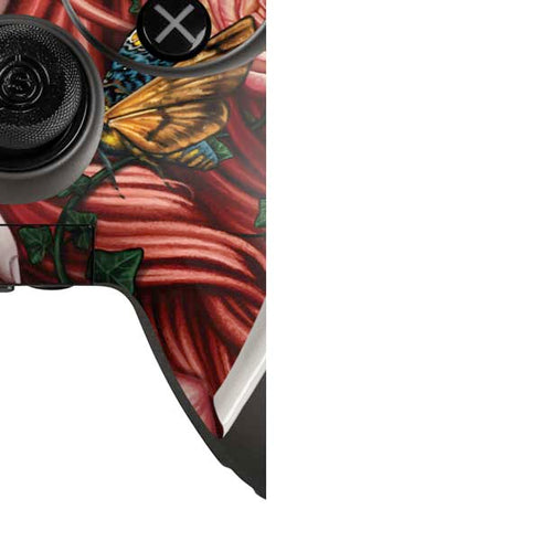 Gothic Woman and Death Moth Butterflies by Sarah Richter PlayStation Scuf Vantage 2 Controller Skin