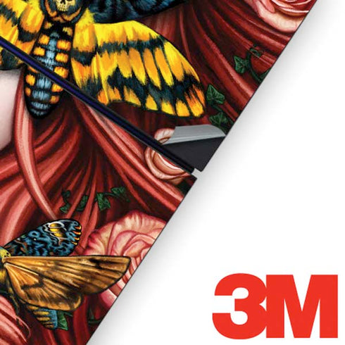 Gothic Woman and Death Moth Butterflies by Sarah Richter PS4 Console and Controller Bundle Skin