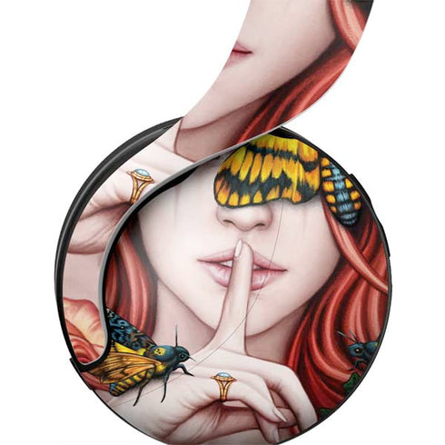 Gothic Woman and Death Moth Butterflies by Sarah Richter PULSE 3D Wireless Headset for PS5 Skin