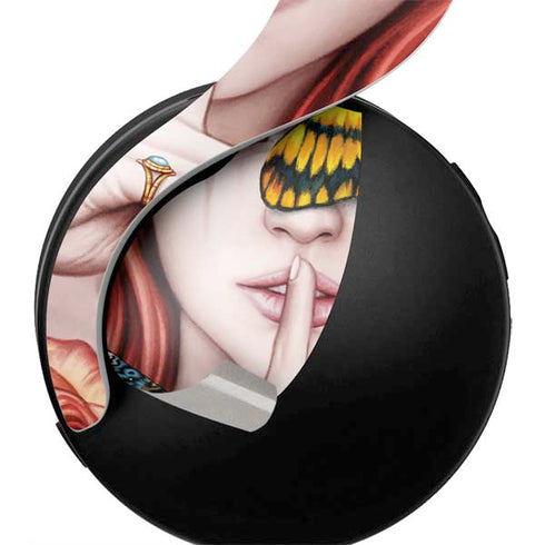 Gothic Woman and Death Moth Butterflies by Sarah Richter PULSE 3D Wireless Headset for PS5 Skin