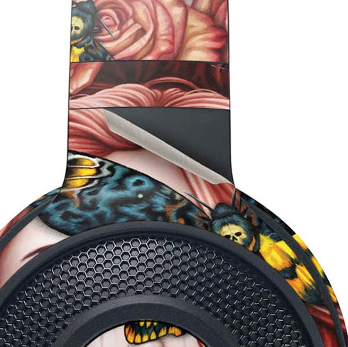 Gothic Woman and Death Moth Butterflies by Sarah Richter Razer Kraken X Skin