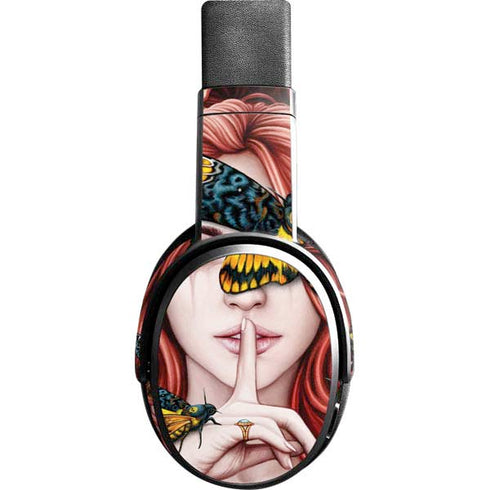 Gothic Woman and Death Moth Butterflies by Sarah Richter Skullcandy Crusher Wireless Skin