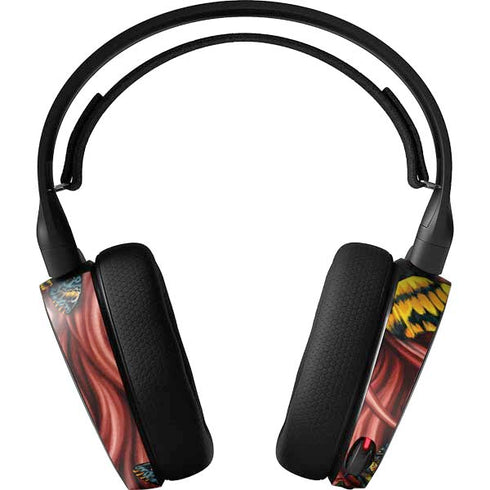 Gothic Woman and Death Moth Butterflies by Sarah Richter SteelSeries Arctis 5 Skin