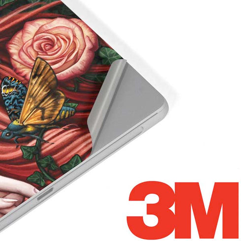 Gothic Woman and Death Moth Butterflies by Sarah Richter Surface Go Skin