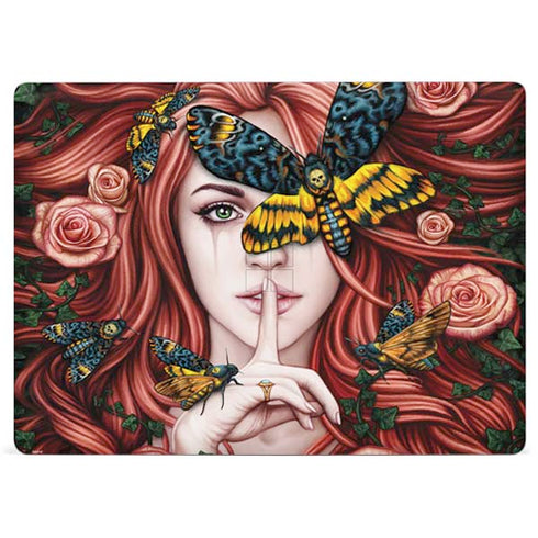 Gothic Woman and Death Moth Butterflies by Sarah Richter Surface Laptop 2 Skin