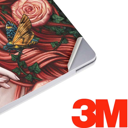 Gothic Woman and Death Moth Butterflies by Sarah Richter Surface Laptop 2 Skin