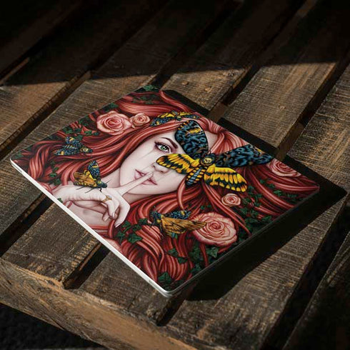 Gothic Woman and Death Moth Butterflies by Sarah Richter Surface Laptop 2 Skin