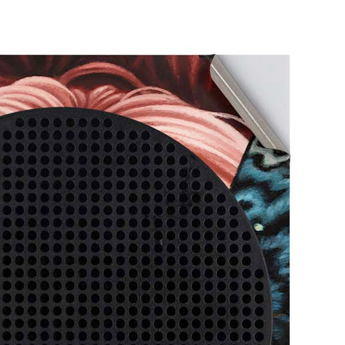 Gothic Woman and Death Moth Butterflies by Sarah Richter Xbox Series S Console Skin