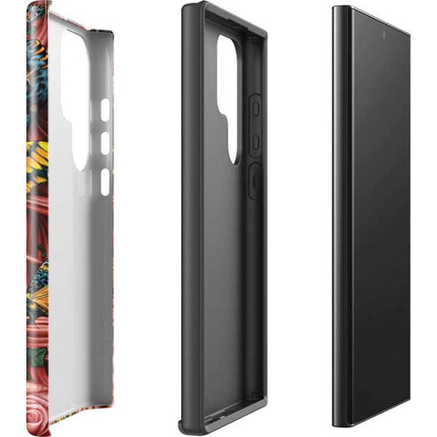 Gothic Woman and Death Moth Butterflies by Sarah Richter Galaxy S24 Ultra Impact Case