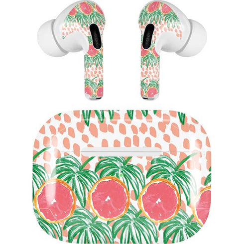Bouffants and Broken Hearts Graphic Grapefruit Apple AirPods Pro Skin