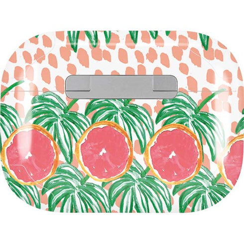 Bouffants and Broken Hearts Graphic Grapefruit Apple AirPods Pro Skin